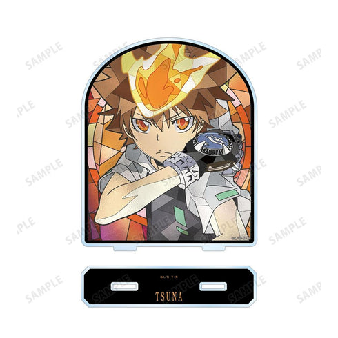 『家庭教師ヒットマンREBORN!』沢田 綱吉 Aure Glass BIGアクリルスタンド