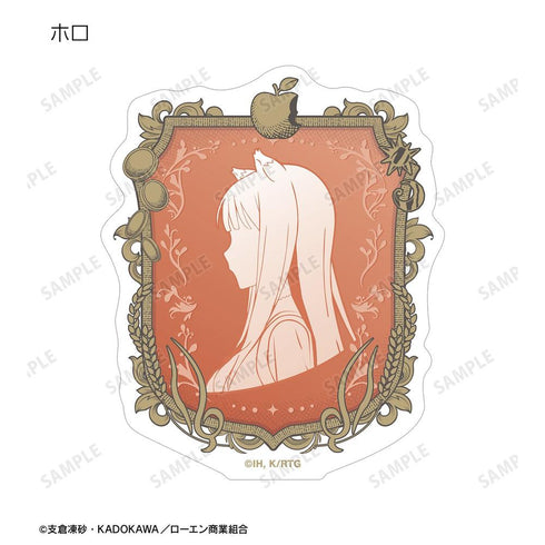 『狼と香辛料 MERCHANT MEETS THE WISE WOLF』トレーディング ar-Unity カメオモチーフデザイン ダイカットステッカー(単位/BOX)