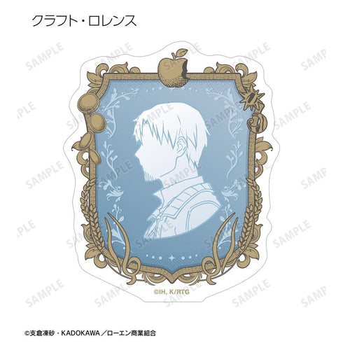 『狼と香辛料 MERCHANT MEETS THE WISE WOLF』トレーディング ar-Unity カメオモチーフデザイン ダイカットステッカー(単位/BOX)