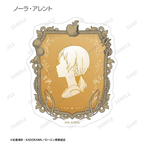 『狼と香辛料 MERCHANT MEETS THE WISE WOLF』トレーディング ar-Unity カメオモチーフデザイン ダイカットステッカー(単位/BOX)