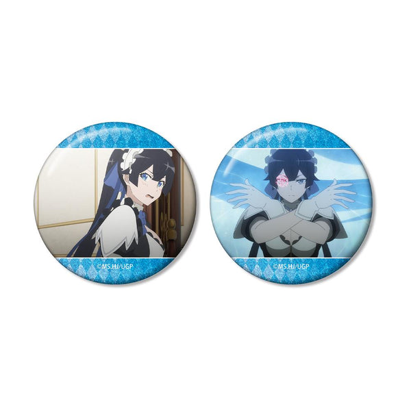 『無限ガチャ』メイ 場面写グリッター缶バッジ2個セット