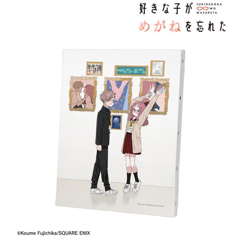 『好きな子がめがねを忘れた』小村楓&三重あい F0号キャンバスボード