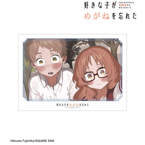 『好きな子がめがねを忘れた』小村楓&三重あい A3マット加工ポスター ver.A