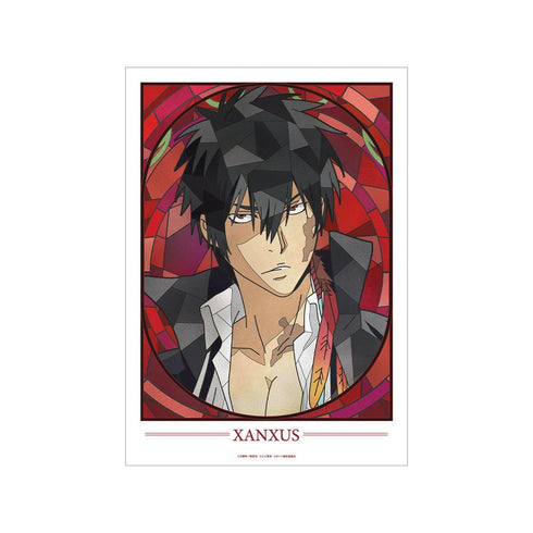 『家庭教師ヒットマンREBORN!』XANXUS(10年後) Aure Glass A3マット加工ポスター