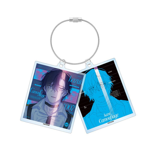 『MILGRAM -ミルグラム-』カズイ『カモフラージュ』 ジャケットイラストver. 2連ワイヤーBIGアクリルキーホルダー
