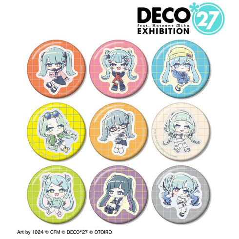 『DECO*27 feat. 初音未來 EXHIBITION Produced by DECO*27 / OTOIRO』MANNEQUIN Art by 1024 收藏用徽章(單位/盒)