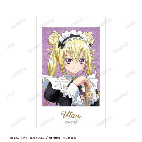 『しゅごキャラ!』描き下ろし ほしな 歌唄 メイド&執事ver. イラストカード2枚セット