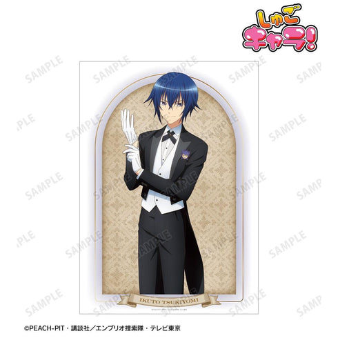 『しゅごキャラ!』描き下ろし 月詠 イクト メイド&執事ver. A3マット加工ポスター