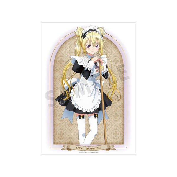 『しゅごキャラ!』描き下ろし ほしな 歌唄 メイド&執事ver. A3マット加工ポスター