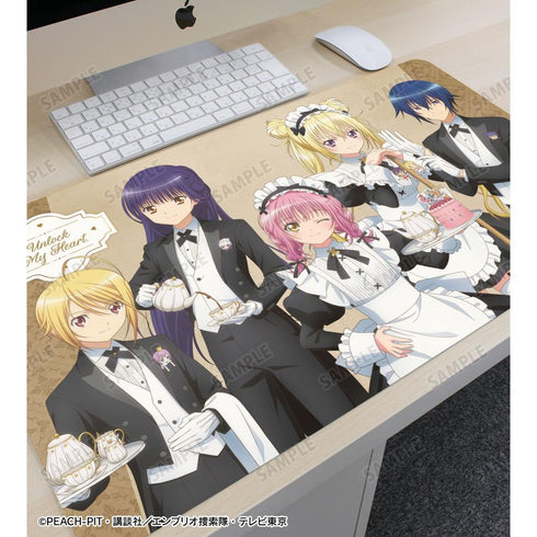 『しゅごキャラ!』描き下ろし 集合 メイド&執事ver. マルチデスクマット