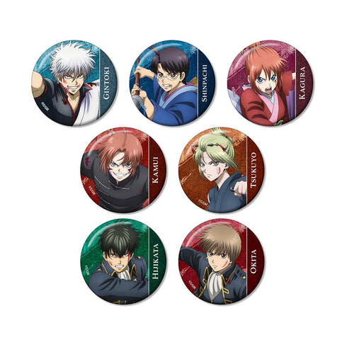 『新劇場版 銀魂 -吉原大炎上-』描き下ろし 戦いへver. トレーディンググリッター缶バッジ(単位/BOX)