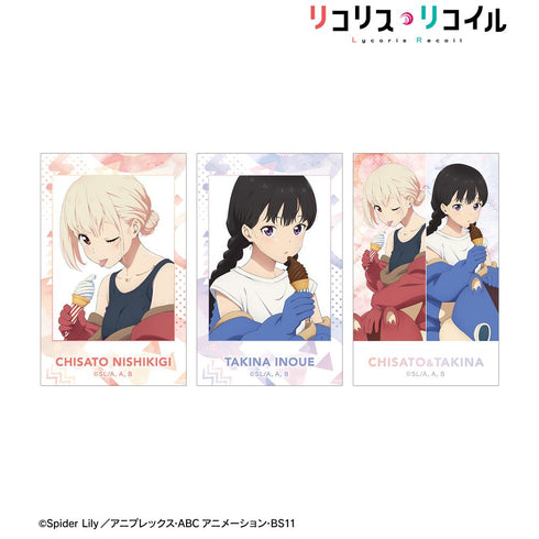 『リコリス・リコイル』描き下ろし 錦木千束&井ノ上たきな 着ぐるみver. イラストカード3枚セット