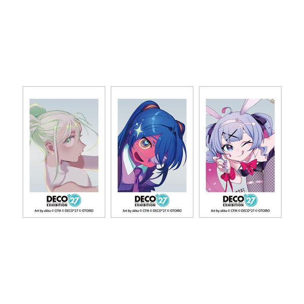 《DECO*27 feat.初音未来 EXHIBITION Produced by DECO*27 / OTOIRO》主视觉插画卡3张套装 ver.A