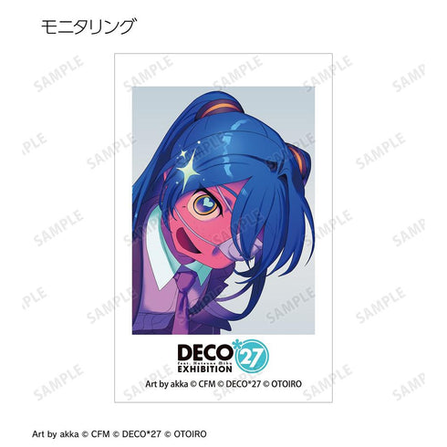 《DECO*27 feat.初音未来 EXHIBITION Produced by DECO*27 / OTOIRO》主视觉插画卡3张套装 ver.A