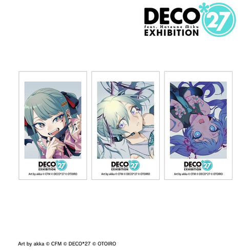《DECO*27 feat.初音未来 EXHIBITION Produced by DECO*27 / OTOIRO》主视觉插画卡3张套装 ver.B