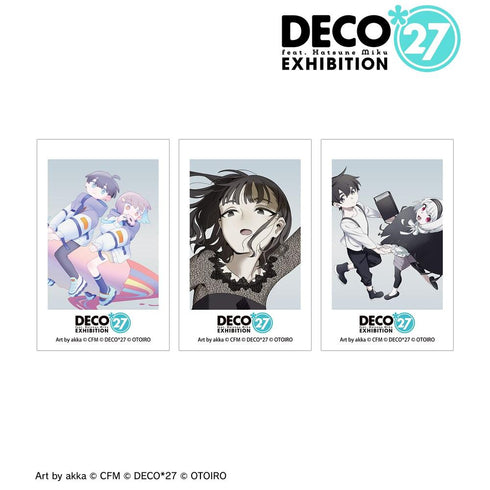 《DECO*27 feat.初音未来 EXHIBITION Produced by DECO*27 / OTOIRO》主视觉插画卡3张套装 ver.C