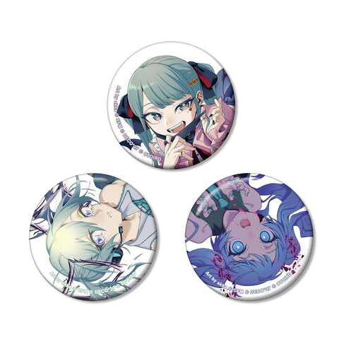 《DECO*27 feat.初音未來 EXHIBITION Produced by DECO*27 / OTOIRO》主視覺圖 徽章3入組 ver.B