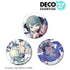 《DECO*27 feat.初音未來 EXHIBITION Produced by DECO*27 / OTOIRO》主視覺圖 徽章3入組 ver.B