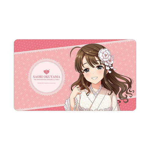 『アイドルマスター シンデレラガールズ』描き下ろし 奥山沙織 レース着物ver. マルチデスクマット【202609再販】