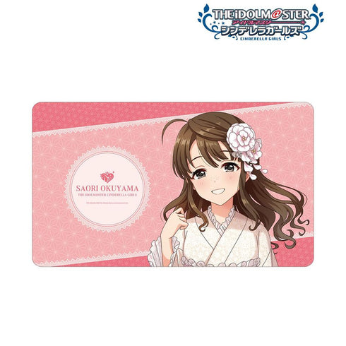 『アイドルマスター シンデレラガールズ』描き下ろし 奥山沙織 レース着物ver. マルチデスクマット【202609再販】