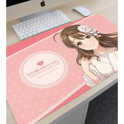 『アイドルマスター シンデレラガールズ』描き下ろし 奥山沙織 レース着物ver. マルチデスクマット【202609再販】