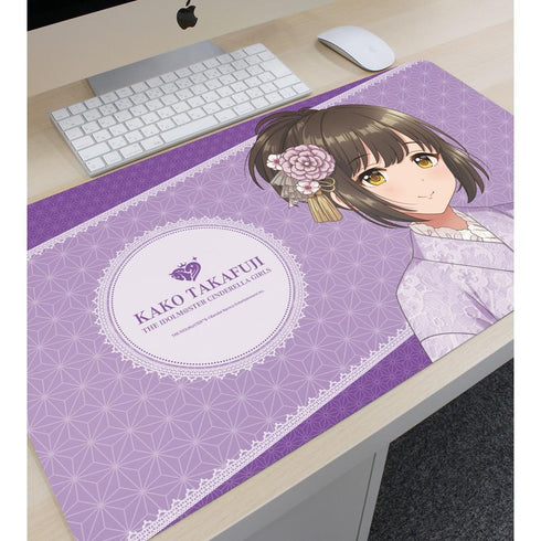 『アイドルマスター シンデレラガールズ』描き下ろし 鷹富士茄子 レース着物ver. マルチデスクマット【202609再販】
