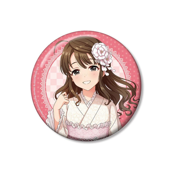 『アイドルマスター シンデレラガールズ』描き下ろし 奥山沙織 レース着物ver. 100mm缶バッジ【202609再販】
