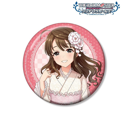 『アイドルマスター シンデレラガールズ』描き下ろし 奥山沙織 レース着物ver. 100mm缶バッジ【202609再販】