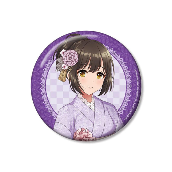 『アイドルマスター シンデレラガールズ』描き下ろし 鷹富士茄子 レース着物ver. 100mm缶バッジ【202609再販】