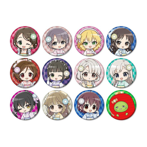 《偶像大師 灰姑娘女孩》收藏系列 迷你角色 蕾絲和服版 閃粉徽章(單位/盒)