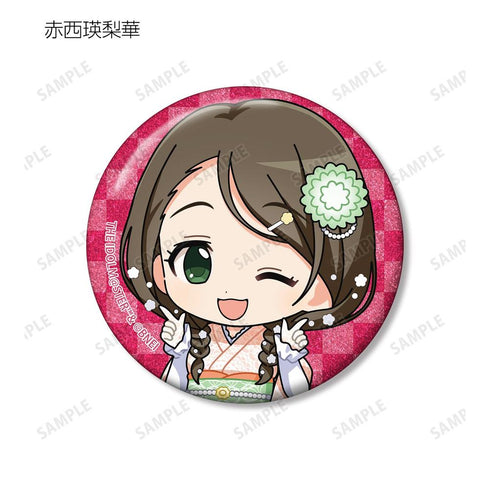 《偶像大師 灰姑娘女孩》收藏系列 迷你角色 蕾絲和服版 閃粉徽章(單位/盒)