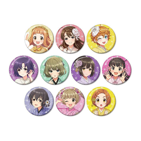 《偶像大師 灰姑娘女孩》全新繪製 蕾絲和服版 閃粉收藏徽章(單位/盒)