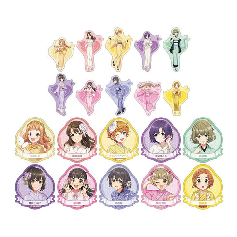 《偶像大師 灰姑娘女孩》全新繪製 蕾絲和服版 造型剪裁貼紙(單位/盒)
