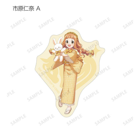 《偶像大師 灰姑娘女孩》全新繪製 蕾絲和服版 造型剪裁貼紙(單位/盒)