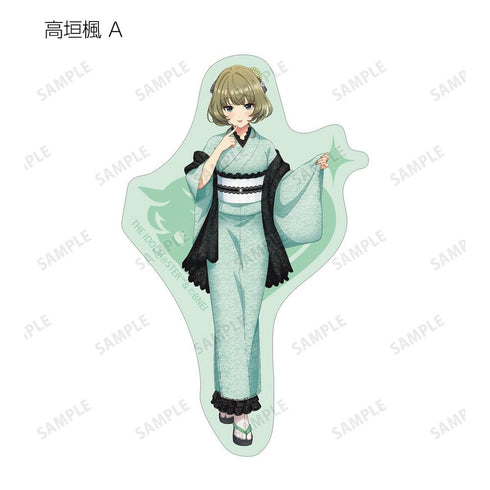 《偶像大師 灰姑娘女孩》全新繪製 蕾絲和服版 造型剪裁貼紙(單位/盒)