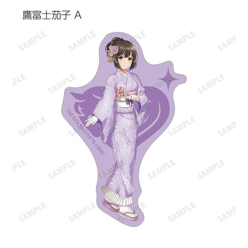 《偶像大師 灰姑娘女孩》全新繪製 蕾絲和服版 造型剪裁貼紙(單位/盒)
