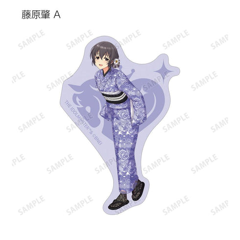 《偶像大師 灰姑娘女孩》全新繪製 蕾絲和服版 造型剪裁貼紙(單位/盒)