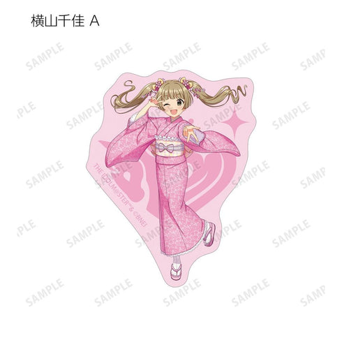 《偶像大師 灰姑娘女孩》全新繪製 蕾絲和服版 造型剪裁貼紙(單位/盒)