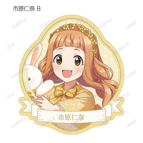 《偶像大師 灰姑娘女孩》全新繪製 蕾絲和服版 造型剪裁貼紙(單位/盒)