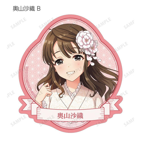 《偶像大師 灰姑娘女孩》全新繪製 蕾絲和服版 造型剪裁貼紙(單位/盒)
