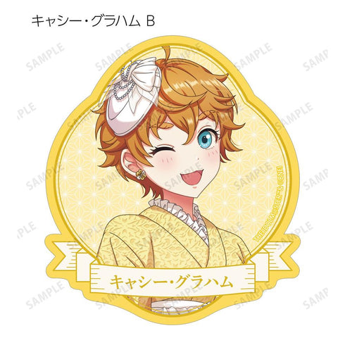 《偶像大師 灰姑娘女孩》全新繪製 蕾絲和服版 造型剪裁貼紙(單位/盒)