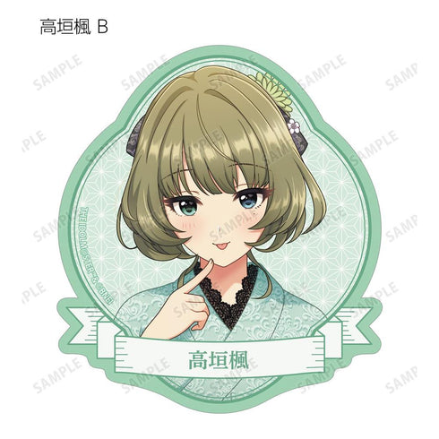 《偶像大師 灰姑娘女孩》全新繪製 蕾絲和服版 造型剪裁貼紙(單位/盒)