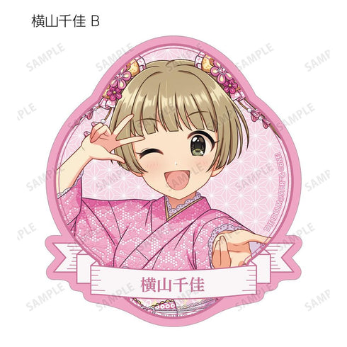 《偶像大師 灰姑娘女孩》全新繪製 蕾絲和服版 造型剪裁貼紙(單位/盒)
