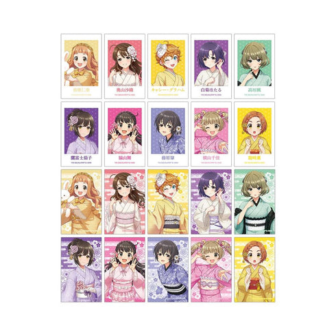 《偶像大師 灰姑娘女孩》全新繪製 蕾絲和服版 收藏插畫卡(單位/盒)