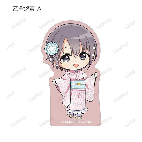 《偶像大師 灰姑娘女孩》收藏卡 迷你角色 蕾絲和服版 模切貼紙(單位/盒)