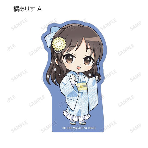 《偶像大師 灰姑娘女孩》收藏卡 迷你角色 蕾絲和服版 模切貼紙(單位/盒)