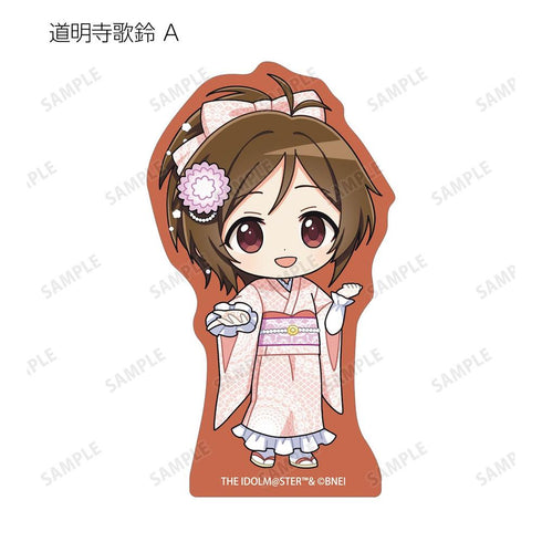 《偶像大師 灰姑娘女孩》收藏卡 迷你角色 蕾絲和服版 模切貼紙(單位/盒)