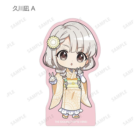 《偶像大師 灰姑娘女孩》收藏卡 迷你角色 蕾絲和服版 模切貼紙(單位/盒)