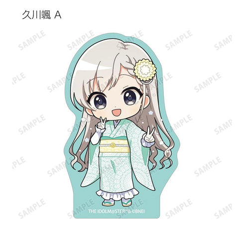 《偶像大師 灰姑娘女孩》收藏卡 迷你角色 蕾絲和服版 模切貼紙(單位/盒)