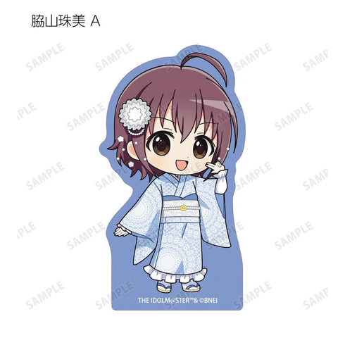 《偶像大師 灰姑娘女孩》收藏卡 迷你角色 蕾絲和服版 模切貼紙(單位/盒)